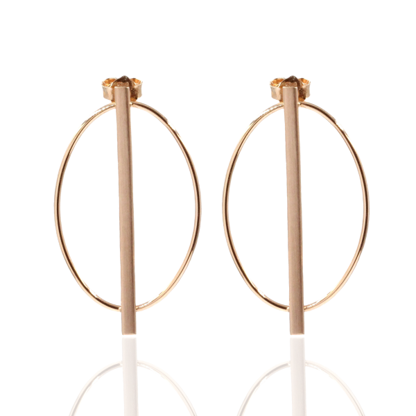 Brinco em prata 925 rosa