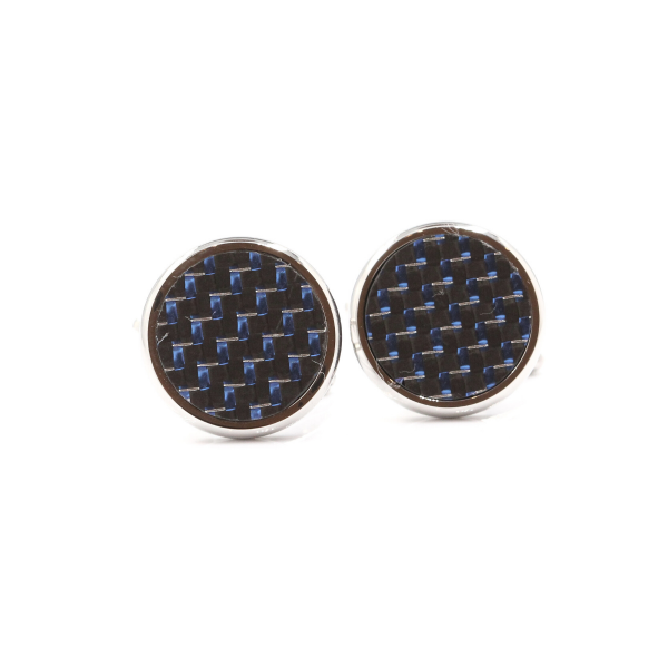 Botão de punho em aço.