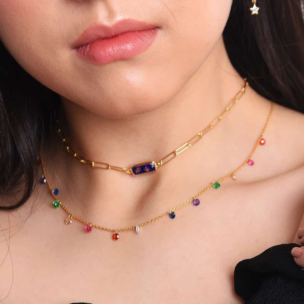 Colar color rainbow